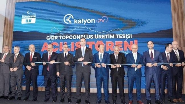 Kalyon PV G12R TOPCONPLUS Üretim Tesisi açıldı… Elektrik odaklı yeni enerji mimarisi | Ekonomi Haberleri