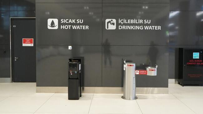 Havalimanlarına ücretsiz içme suyu hizmeti | Genel Haberler