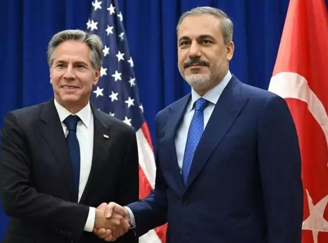 Turkish, US top diplomats hold talks amid Israel-Palestine tensions