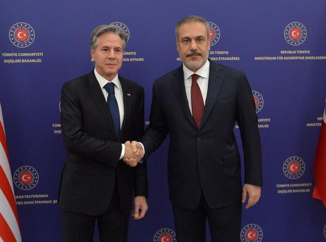 Turkish, US top diplomats address Gaza crisis in phone call