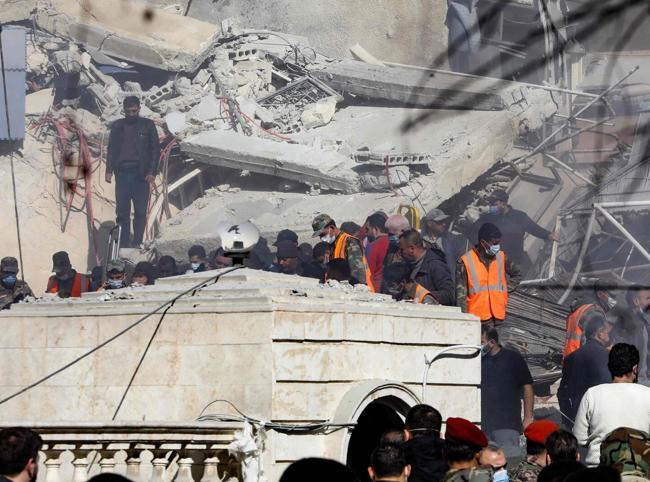 An Israeli airstrike on the Syrian capital killed at least 5 Iranian advisers, officials say