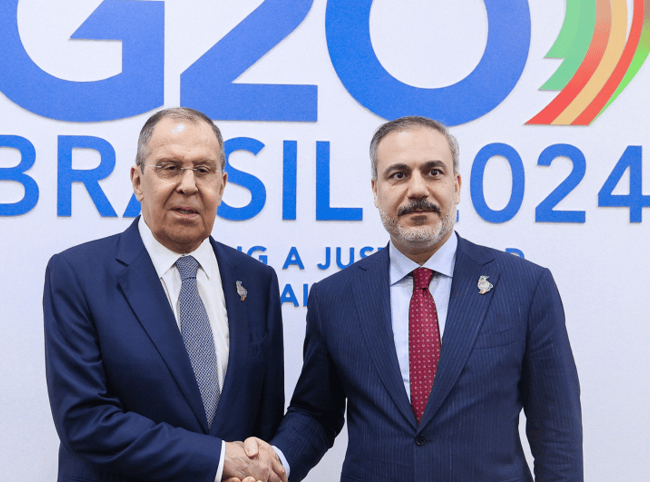 Fidan, Lavrov discuss Gaza, Ukraine wars