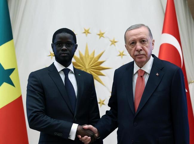 Erdoğan hosts Senegals Faye for talks in Ankara