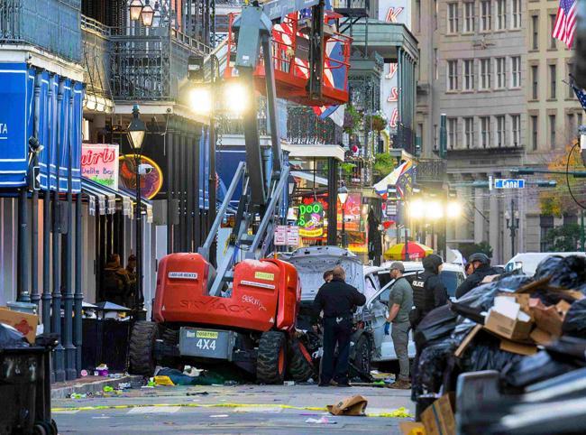 10 dead, 35 injured as vehicle hits crowd in New Orleans: city authorities
