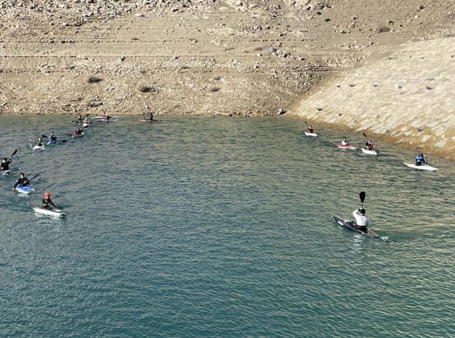 Türkiye’s highest dam doubles as training base for elite paddlers