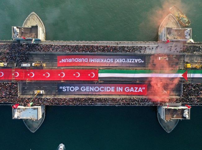 Massive Istanbul march draws 520,000 in solidarity with Gaza