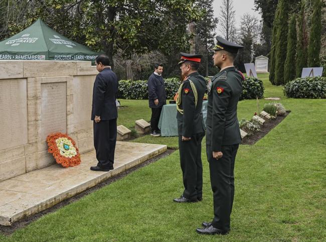 Indian fallen soldiers of Great War honored in Istanbul