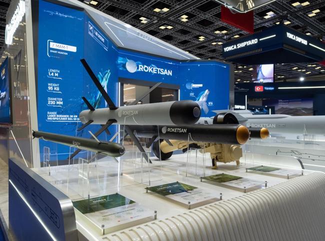 Roketsan displays missiles, UAV munitions at Qatar defense expo