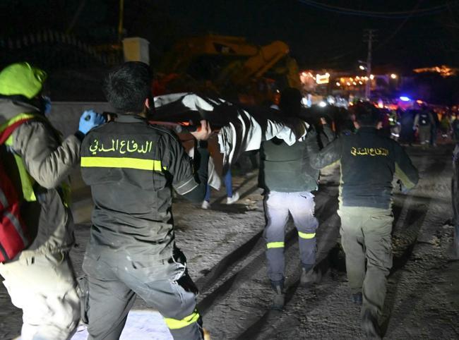 Lebanon reports broad Israeli strikes hitting hotel, residential building