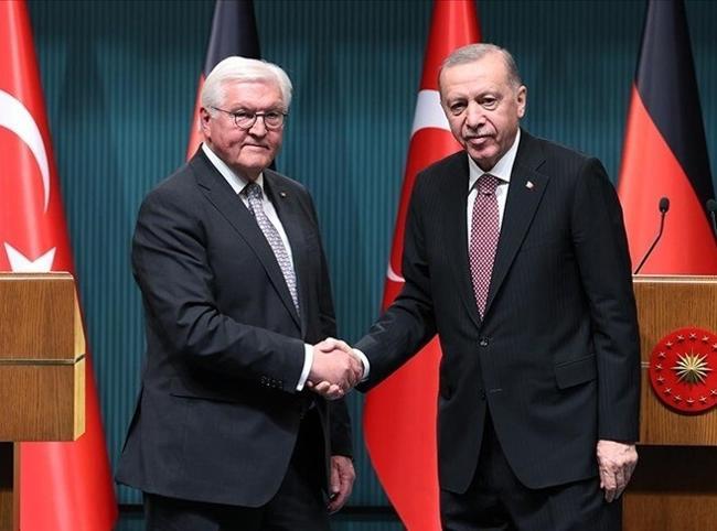 Erdoğan, German president discuss ties, warn of war’s impact on Europe