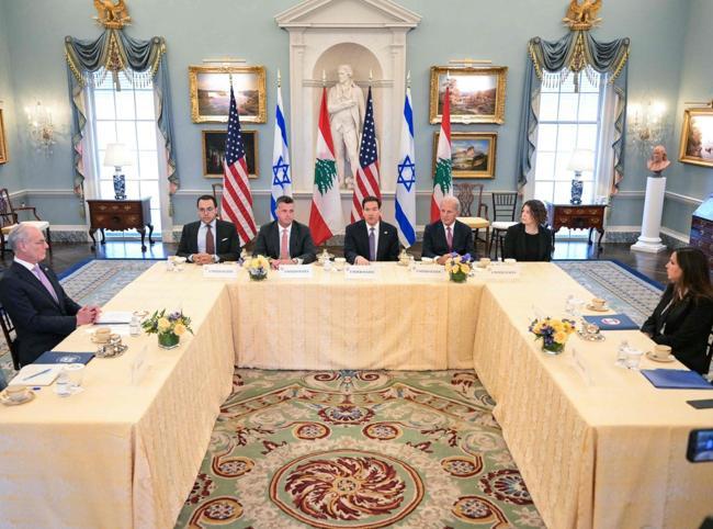 Lebanon meets Israel in Washington to request truce extension