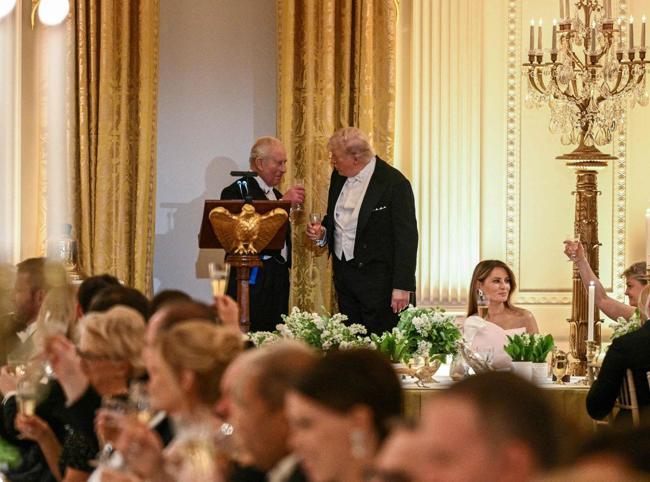 Youd be speaking French: King Charles roasts Trump at state dinner