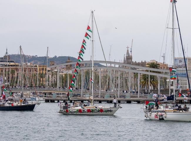 Activists on Gaza aid flotilla detained by Israel disembark in Crete