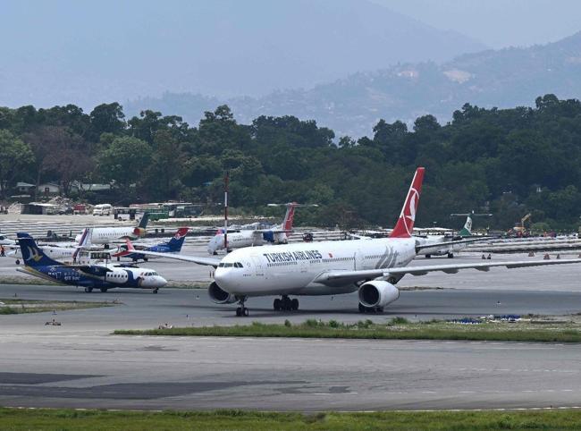 Turkish Airlines plane catches fire at Nepal airport, passengers safe