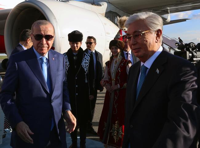 Erdoğan visits Kazakhstan for strategic partnership talks
