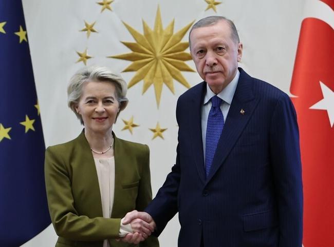 Regional tensions underline importance of Türkiye-EU ties, Erdoğan tells EU chief