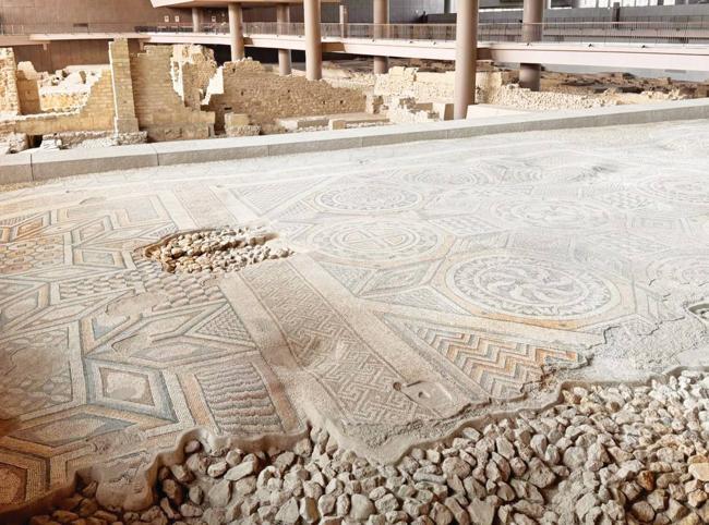 Mosaic that survived earthquakes on display in Hatay museum
