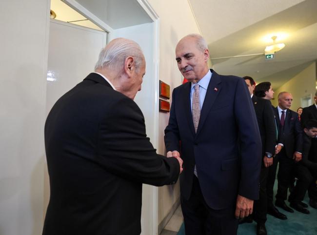 Parliament speaker meets political leaders over terror-free Türkiye legislation