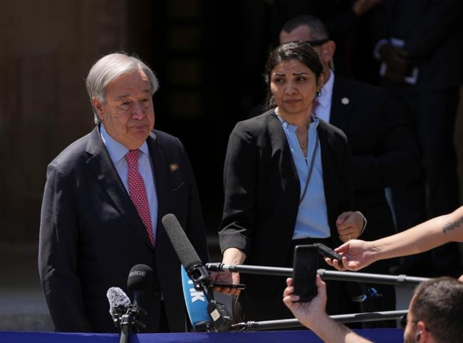 Guterres vows full support for renewed efforts as he meets Cypriot leaders