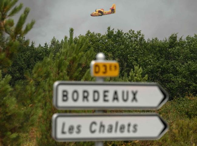 Wildfires near Bordeaux bring more troubles to France’s wine industry