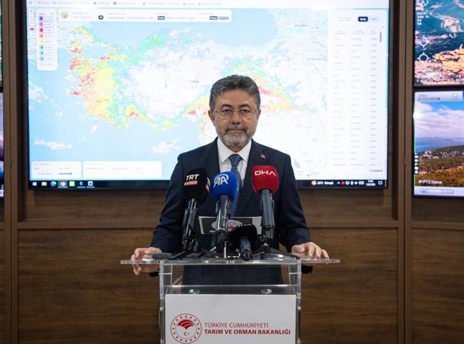 Most fires across Türkiye under control, minister says