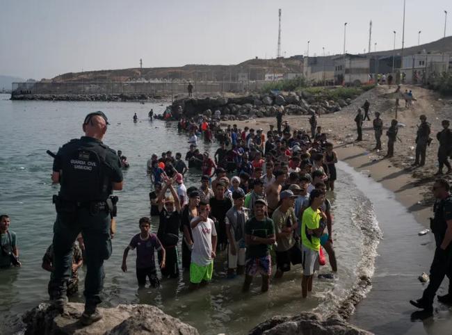 Spain Installs Floating Barrier in Ceuta After Deadly Influx of Migrants