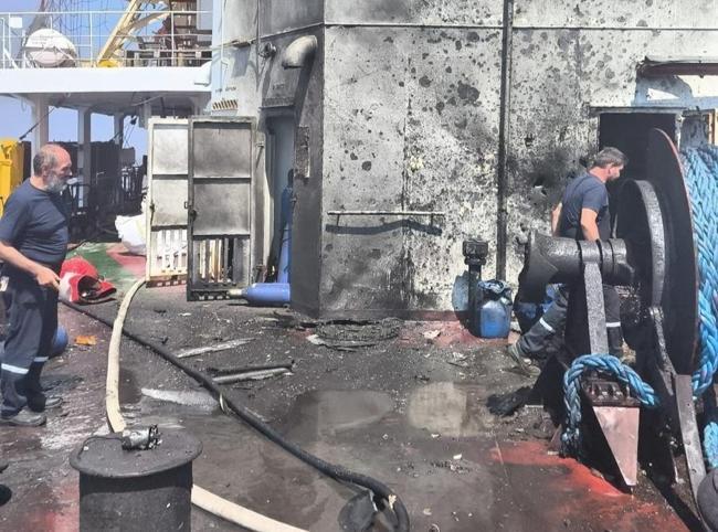 Turkish-flagged cargo ship hit by drone off Russia