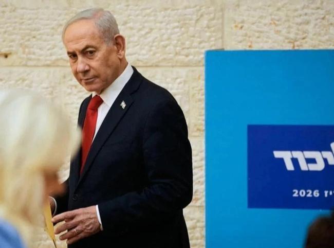 Netanyahu vows to block Palestinian state as polls put his bloc short of majority