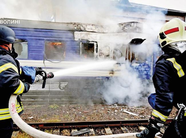 Russian strike on Ukraine train ‘meant to scare’ West