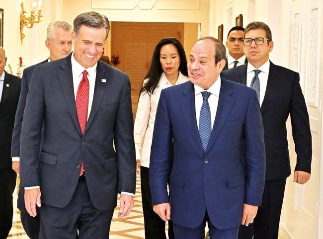 CIA chief meets Egypt’s Sisi in rare Cairo talks