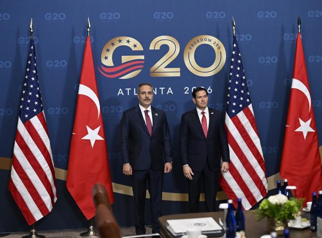 Fidan, Rubio discuss Iran, Gaza and Ukraine at G20