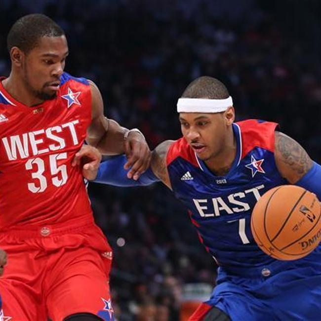 Carmelo Anthony et Kevin Durant