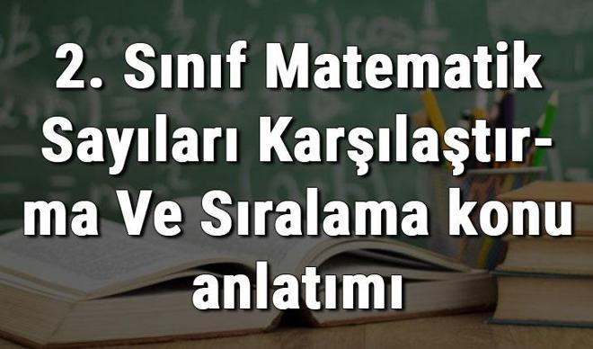 2. Sınıf Matematik Sayıları Karşılaştırma Ve Sıralama konu anlatımı