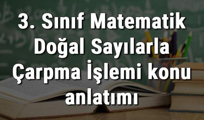 3. Sınıf Matematik Doğal Sayılarla Çarpma İşlemi konu anlatımı