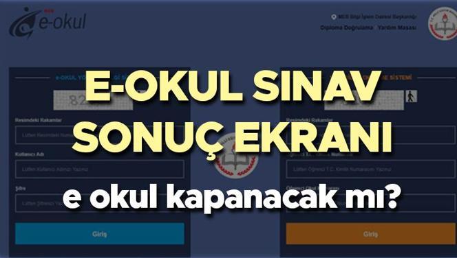 e-Okul ekranı kapandı mı? MEB e-Okul Veli Bilgilendirme Sistemi giriş ekranı ile not, karne ve devamsızlık bilgisi! E Okul ne zaman kapanacak 2023?  