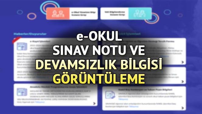 MEB e-OKUL ÖĞRENCİ GİRİŞİ VBS EKRANI 2023-2024 | e-Okul VBS girişi ile sınav notu ve devamsızlık sorgulama nasıl yapılır?