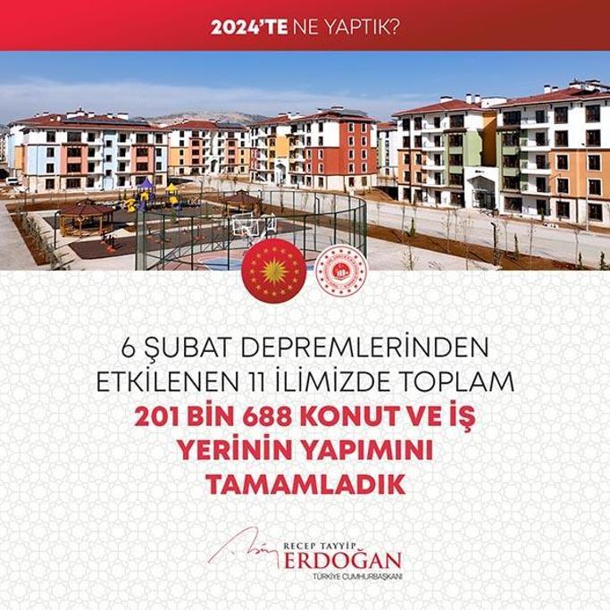 2025te daha sıkı kenetleneceğiz... Erdoğandan yeni yıl mesajı: Ekonomide meyveleri topluyoruz