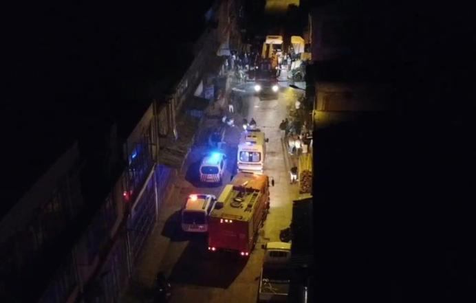 İnegölde korkutan imalathane yangını