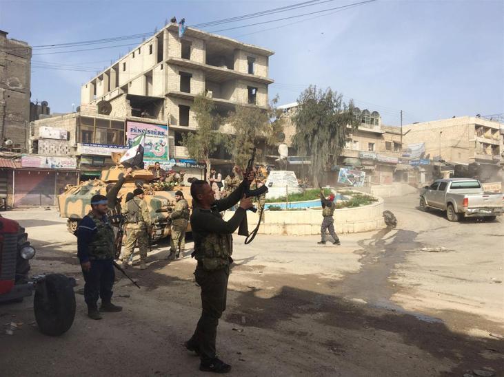 Turkish military, FSA take entire control of Afrin city center: Erdoğan