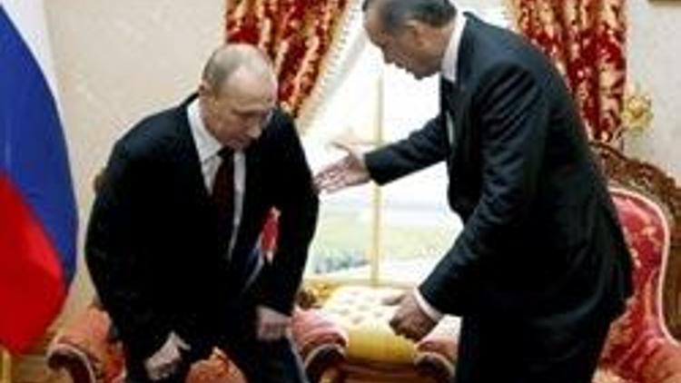 Erdoğan ve Putin Dolmabahçede buluştu