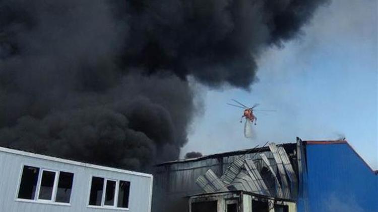 Karesi Tekstil Fabrikası’nda yangın çıktı