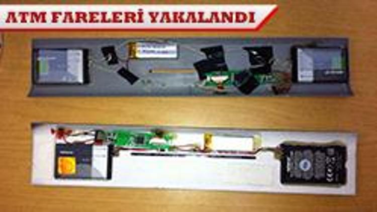 Yabancı uyruklu ATM fareleri yakalandı