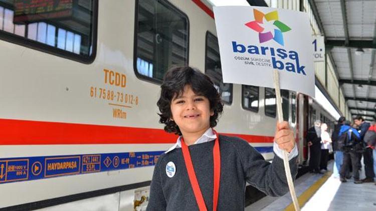‘Barış Treni’nden Ankara molası