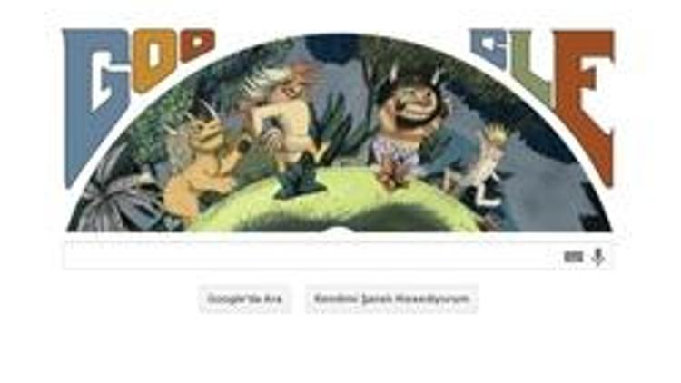 Googledan Maurice Sendak için hareketli doodle