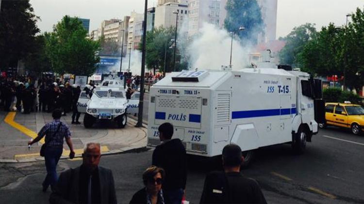Ankarada polis müdahalesi