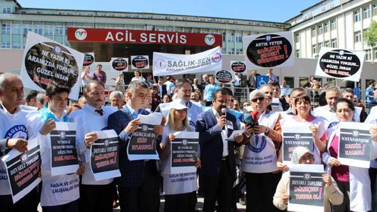 Dışkapı’da Furtun protestosu