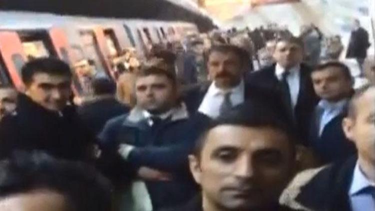 Metroda arıza tartışması