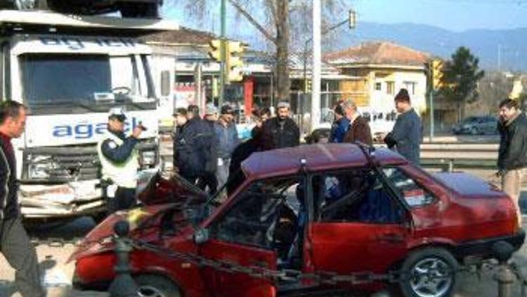 Osmanelide trafik kazası: 1 ölü