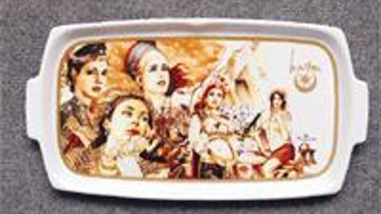 Harem’in sultanları zayıfladı porselen tabaklara resmedildi