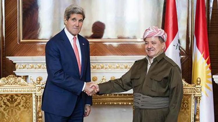 John Kerry, Mesut Barzaniyle görüştü